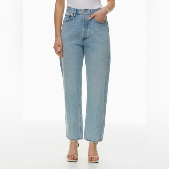 ARITZIA AGOLDE 90s jeans wide leg high rise jeans 24 - Picture 8 of 11